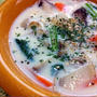 和風豆乳スープ　マクロビオティックレシピ
