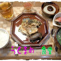 秋刀魚のソテー＆みょうがの酢漬け♪好きなもの定食♪栗蒸しようかんつき