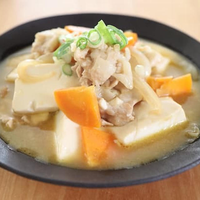 【節約レシピ】豚肉と豆腐のフライパン煮｜ダンナさんから大好評おかず｜豚肉激うまの一手間