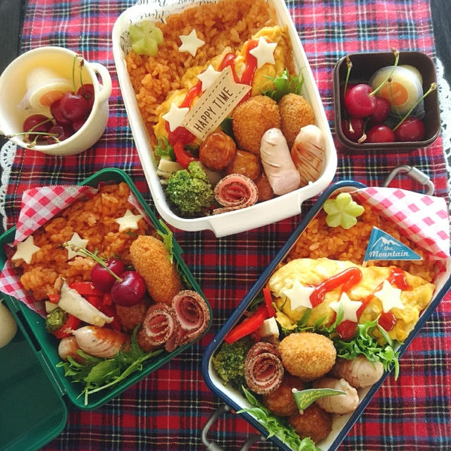 オムレツのっけ弁当と玄関開けたら2分で· · ·～6月12日