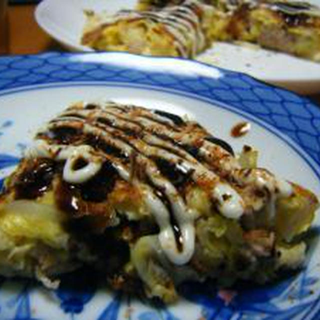 もち入り　お好み焼き