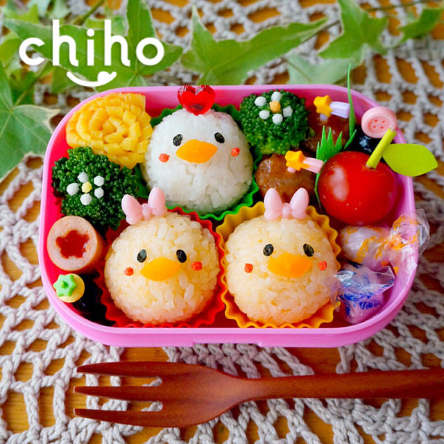 にわとり親子弁当♡