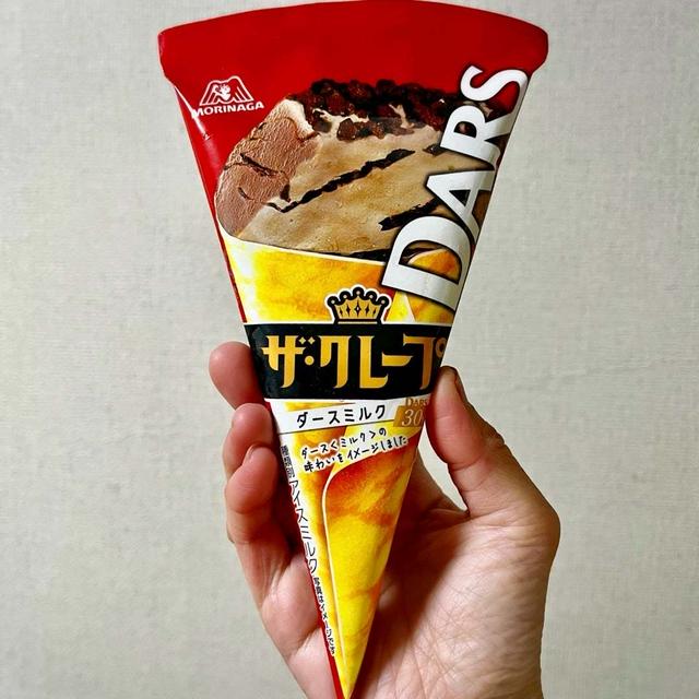 ダース誕生30周年記念！森永アイス ザ・クレープ＜ダースミルク＞