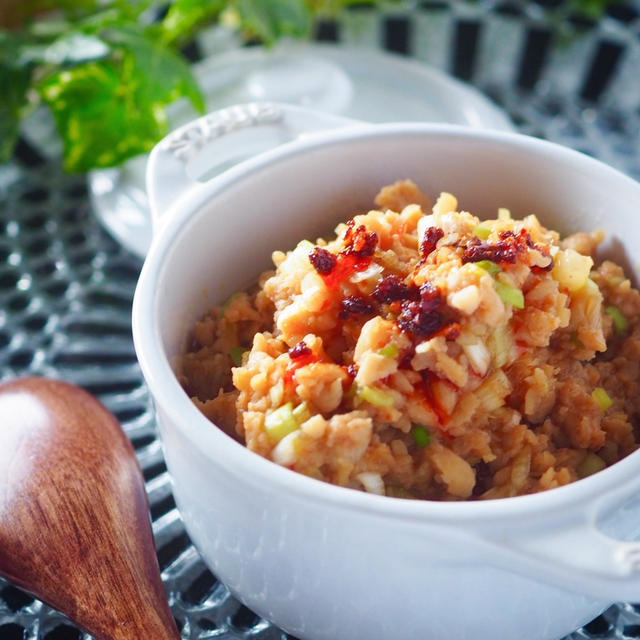 レンジで簡単＊ピリ辛ヘルシー鶏肉味噌＊アレンジ万能です【作り置きに】