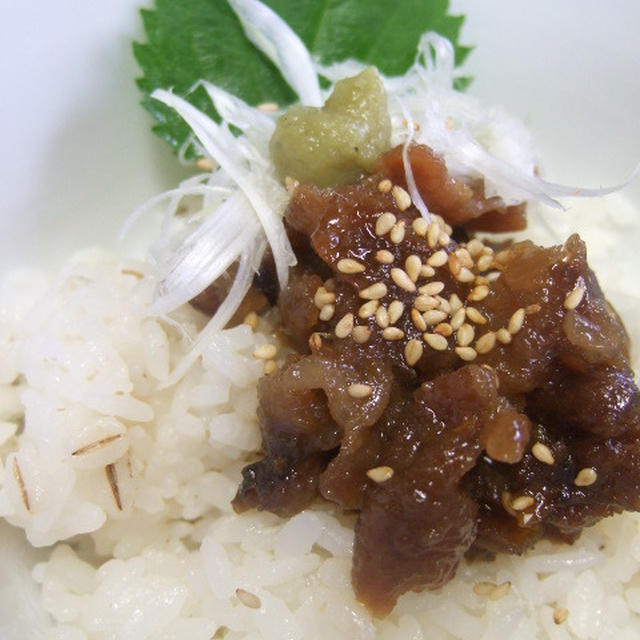 わさび香る豚時雨煮どんぶり