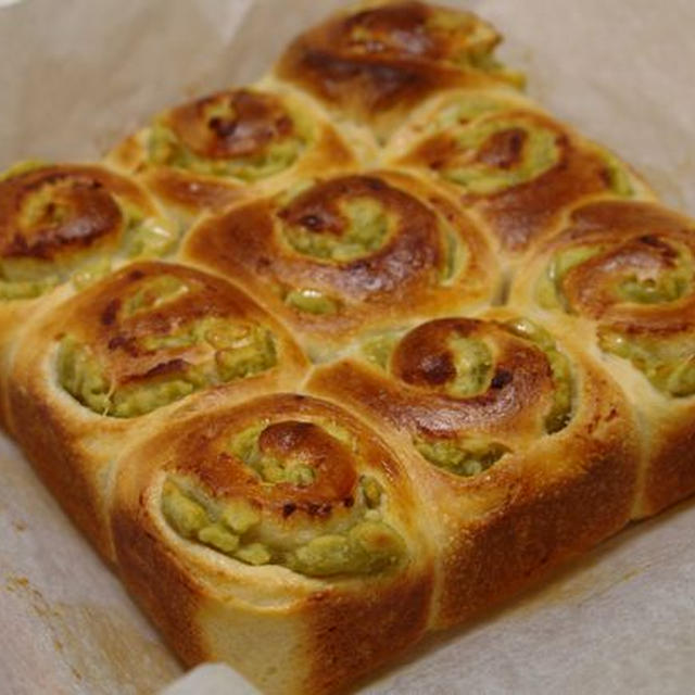 うぐいす巻きあんパン