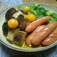 夏野菜のアヒージョ(レシピ)