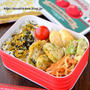 たまには魚おかずがメインのお弁当も食べてね！「鱈の青海苔ピカタ弁当」