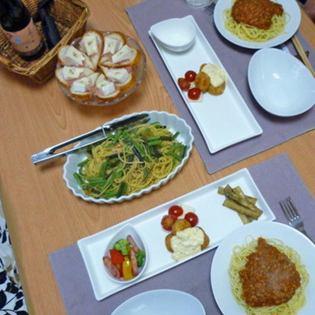 ボジョレー解禁日の晩ご飯