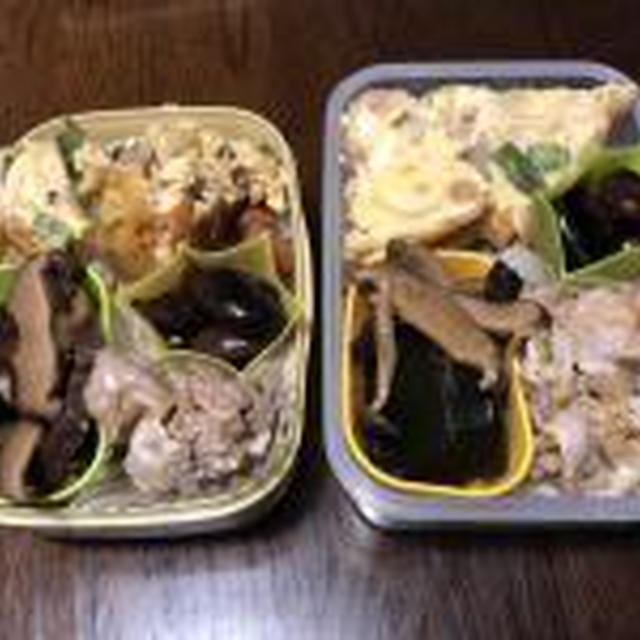 最近のお弁当