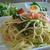 焼き鮭とほうれん草のクリームパスタ