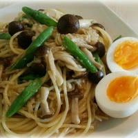 お家でごはん♪きのこの和風パスタ