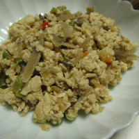 冷凍野菜の炒り豆腐（レシピ）