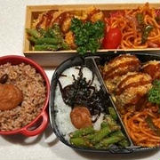 ささみと豚肉のチーズ巻焼き弁当