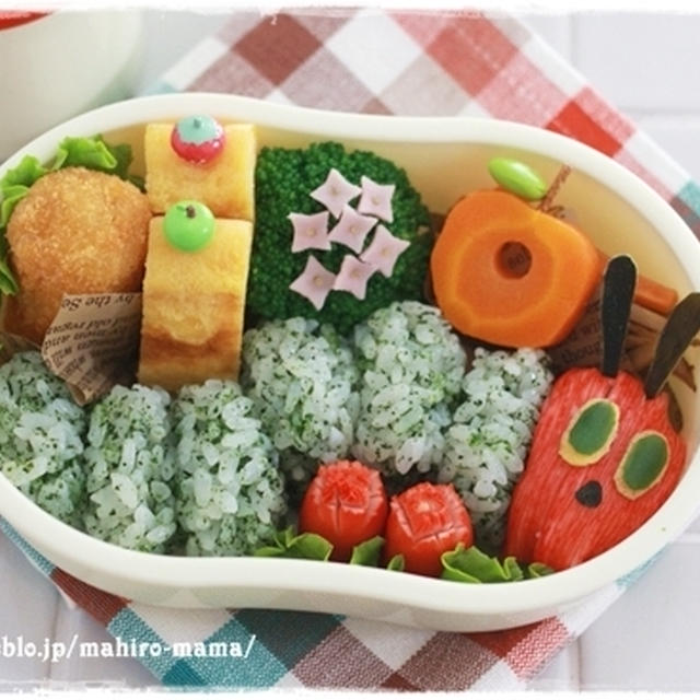 キャラ弁＊はらぺこあおむし