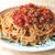 麺も一緒にゆでます。レンジだけで作れるミートソーススパゲッティ