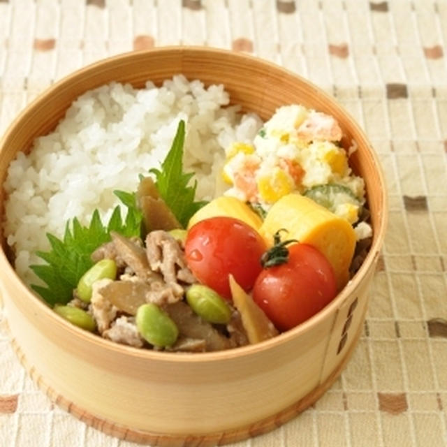 【豚牛蒡弁当、とESSEプラチナレポーター】
