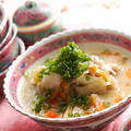 白ねり胡麻で作る中華風胡麻スープ by 小春さん