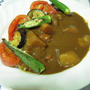夏野菜カレー・３日目のカレーで！