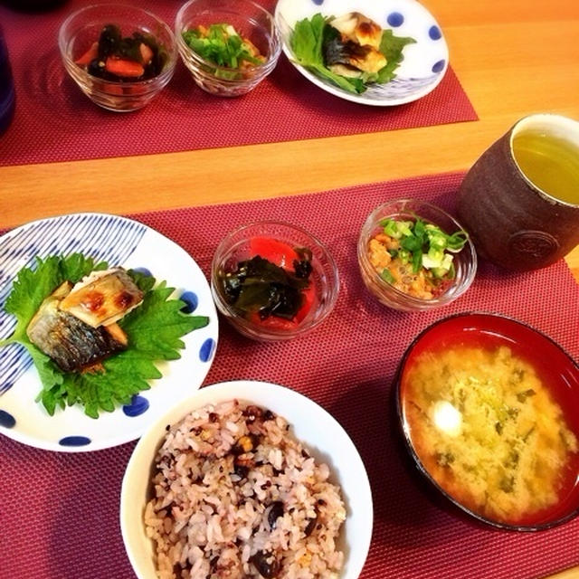 朝は和朝食！3人家族食費月1万5千円台のごはん。