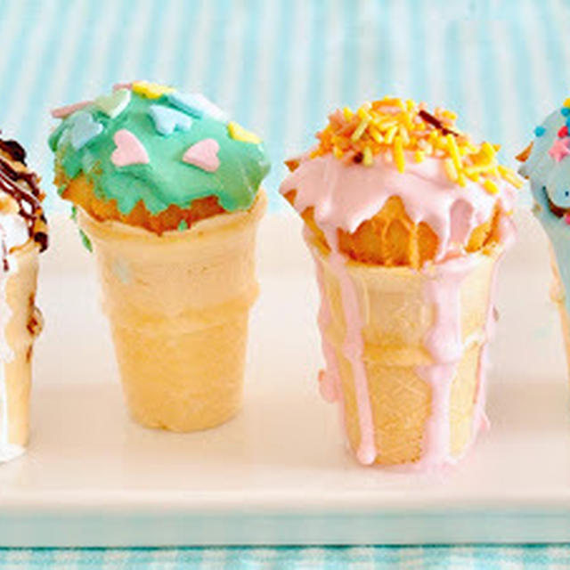 溶けないアイスクリームコーンカップケーキ 海外向け日本の家庭料理動画 Ochikeron By オチケロンさん レシピブログ 料理ブログのレシピ満載