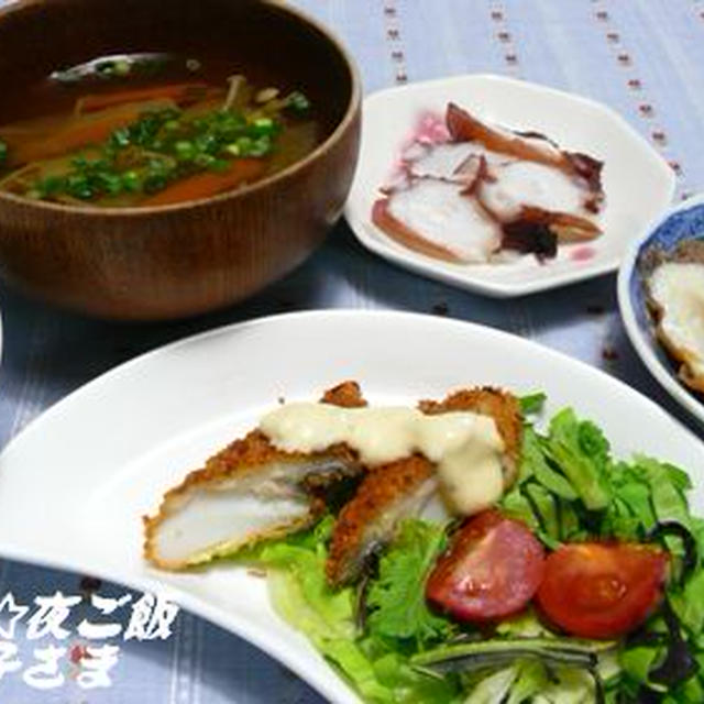 レンジクッキング＆煮物・・蛸刺しご飯♪