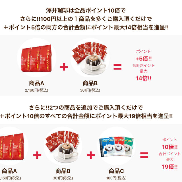 澤井珈琲　楽天スーパーセール　お買い物マラソン　