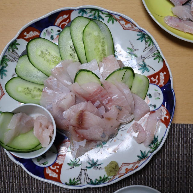 香川県産：マナガツオの刺身と炙り焼き（高松6日目の食事）
