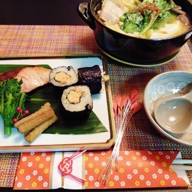 鰤が立派なので紅塩焼きに♪～♪