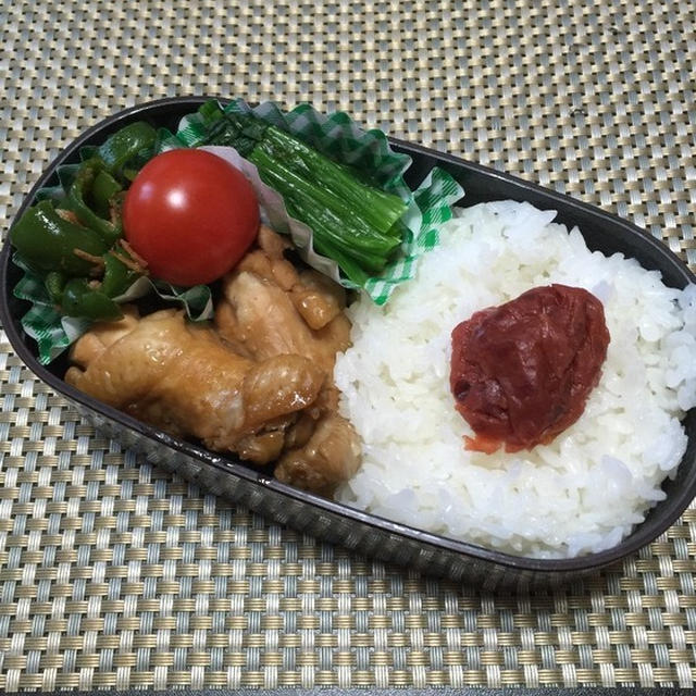 手羽元のニンニク醤油煮弁当