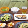 【献立】秋刀魚の蒲焼きと小松菜もやし炒め。ゆるっと糖質オフで