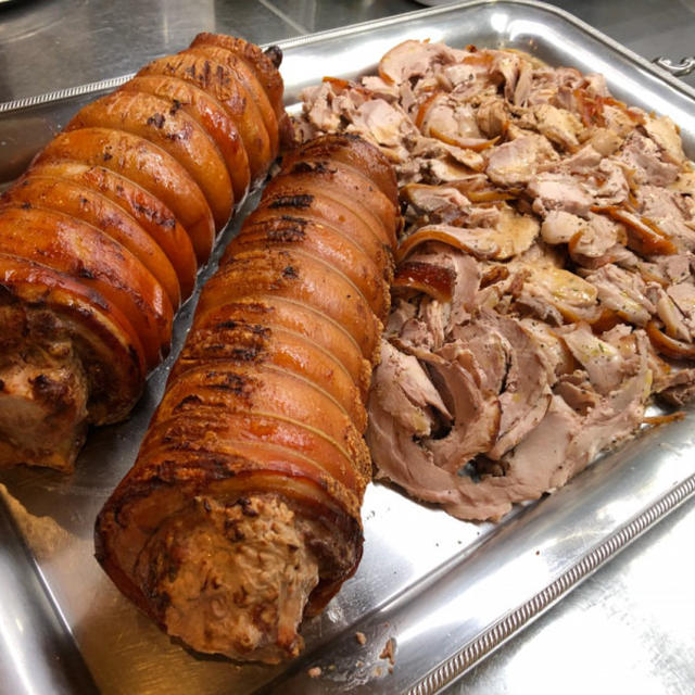 横浜イタリアン「ラ・テンダロッサ 」ミルク豚の「ポルケッタ」でお誕生日ご飯。