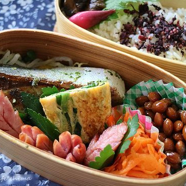 ブリのジェノバソース弁当とランチプレート