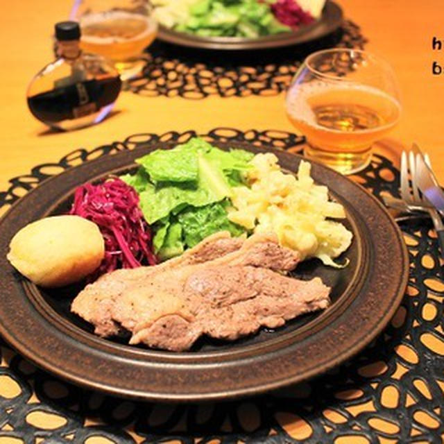 『ラム肉ソテー』の夜ごはん。