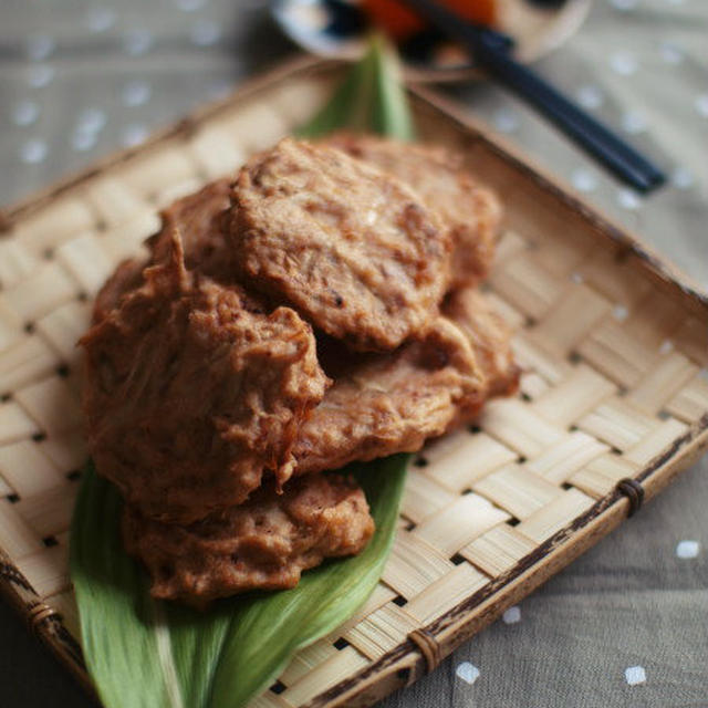 薩摩揚げ・牛蒡天(失敗編)。