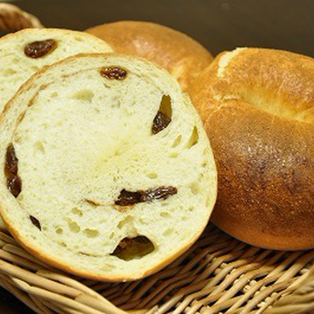 パン作り147･148・149　（シナモンレーズンベーグル・ねじりチョコパン・いちじくパン）