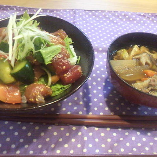 韓国風海鮮丼