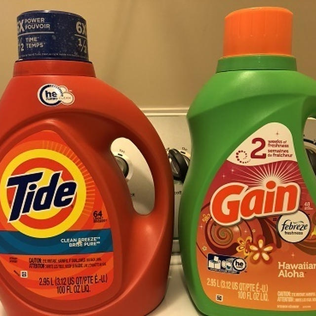 アメリカの洗濯洗剤