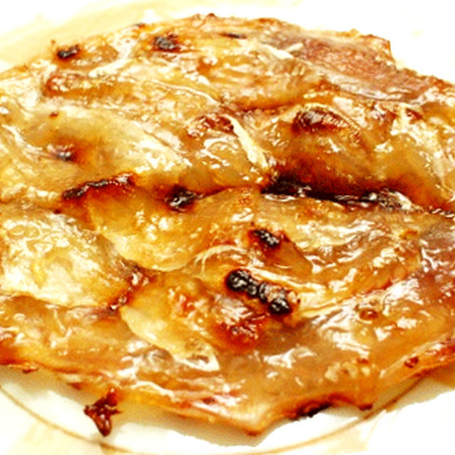 ジッポ（かわはぎの干物）の炙り焼き