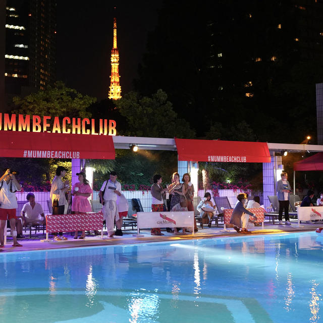 3年ぶりに復活『#MUMMBEACHCLUB』東京タワーを見ながらのラグジュアリープール