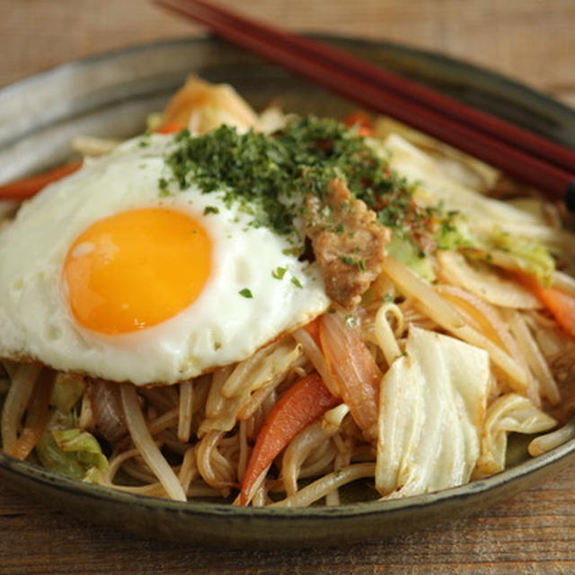 ソース焼きそば風そうめん