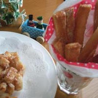 節約♪美味しい♪盛り上がる♪（笑）「パン耳DEきび砂糖のかりんとう」＆「おみくじ☆かりんとう」＆子供も作る♪「パン耳DEキャラメル☆ラスク」