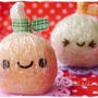 ＊りんご狩り遠足に♪ラップ付きおにぎり☆りんごちゃんnoキャラ弁＊