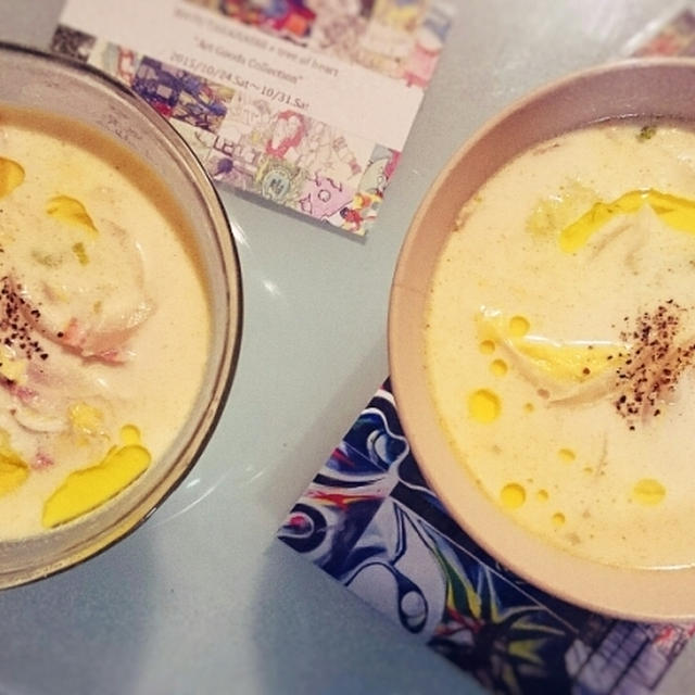 【平日残業レシピ】白菜とベーコンのクリームスープ