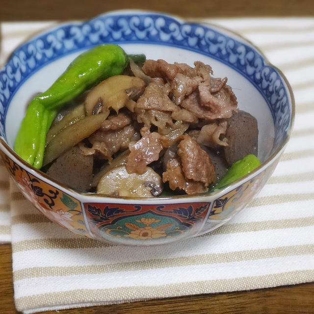 【作り置き】牛肉ごぼうのたっぷり根野菜煮