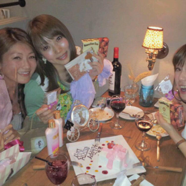 名前入りワインな誕生会☆