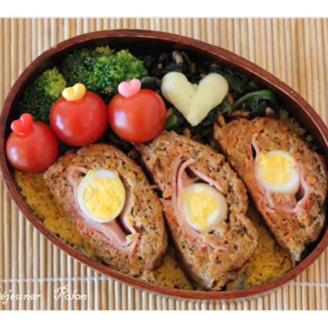 ミートローフのお弁当no.455☆