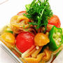 めんつゆ　DE　サッパリ野菜の簡単おひたし