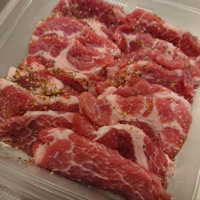 カットされた豚肉でも塩豚にできますね