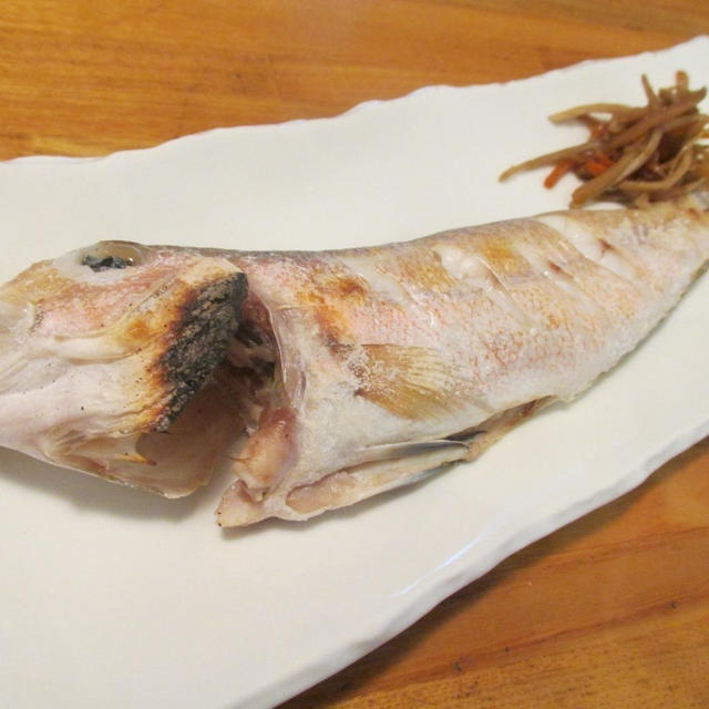 【旨魚料理】シロアマダイの塩焼き